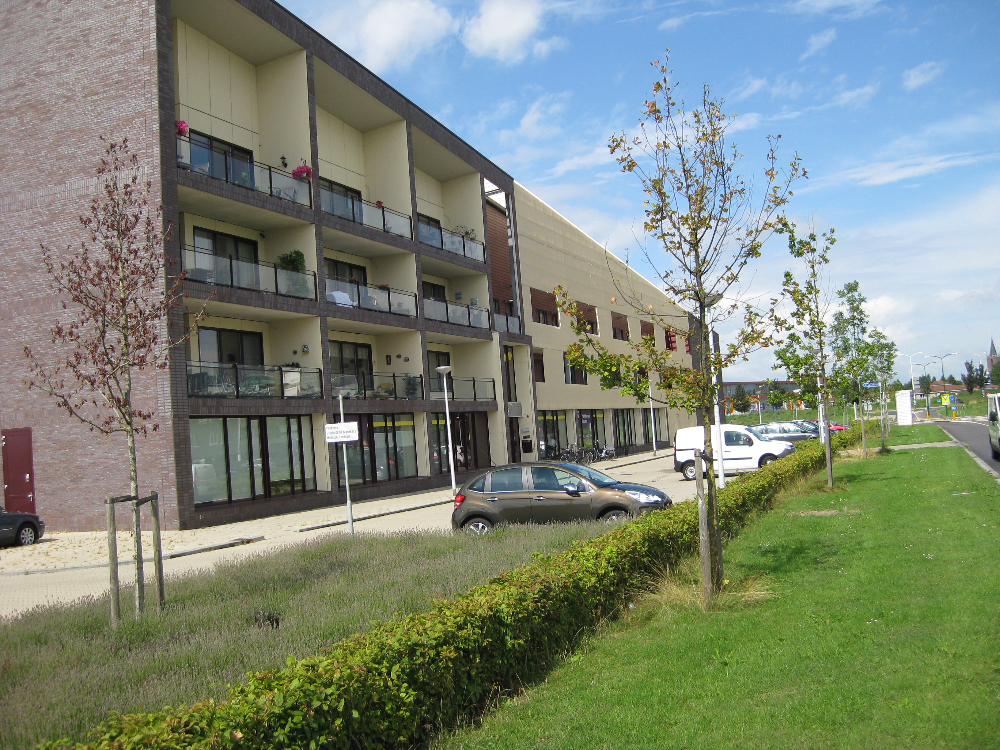 Boven het gezondheidscentrum