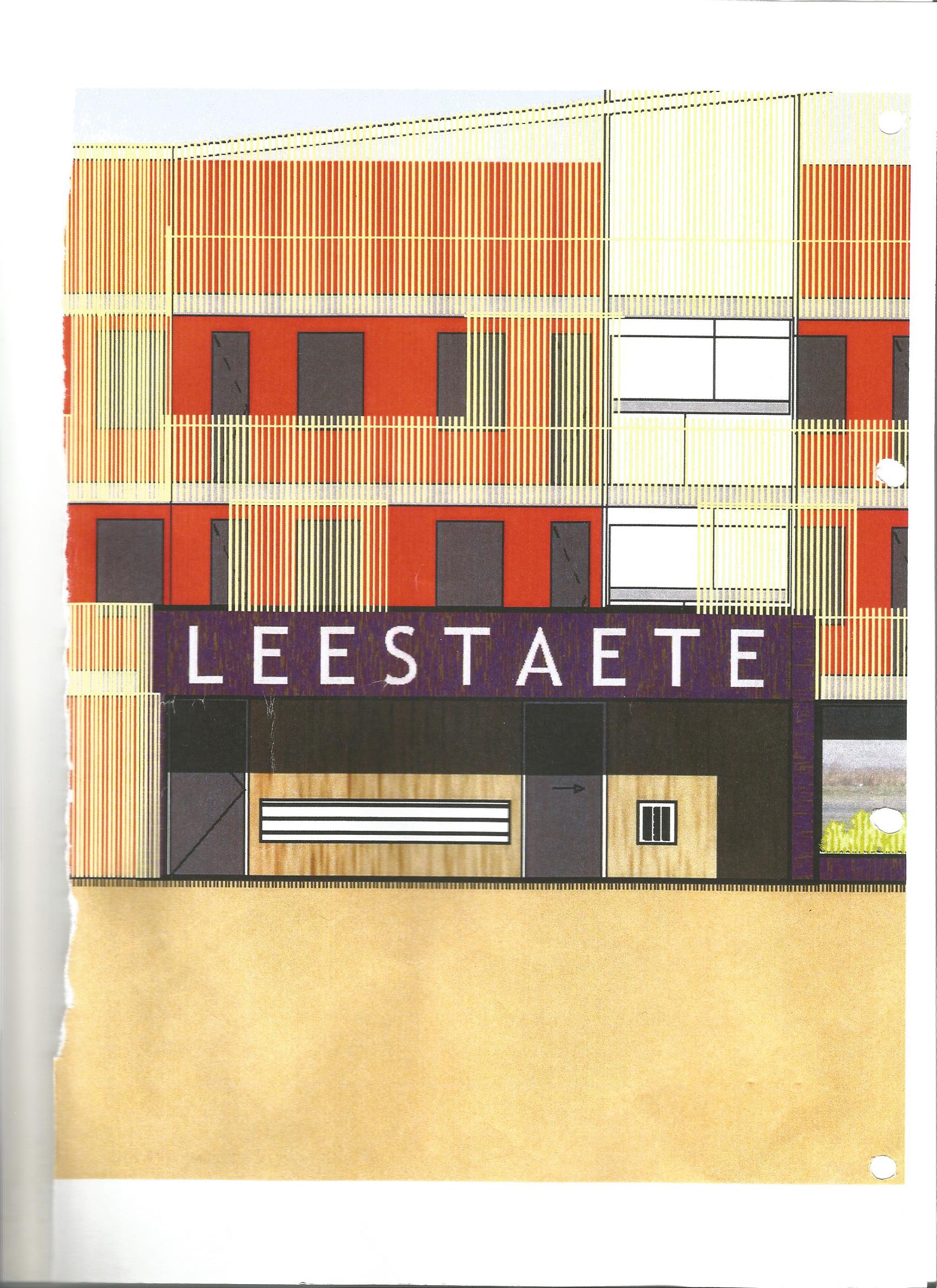 Plattegrond appartementencomplex Leestaete